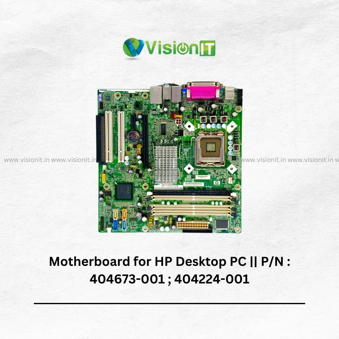 HP 404673-001 and 404224-001 Motherboard for DC7700S with LGA775 socket and DDR2 memory support
