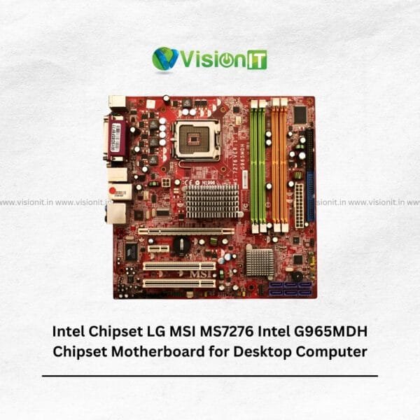 LG MSI MS7276 motherboard with Intel G965MDH chipset, LGA775 CPU support, and DDR2 RAM compatibility for desktop computers