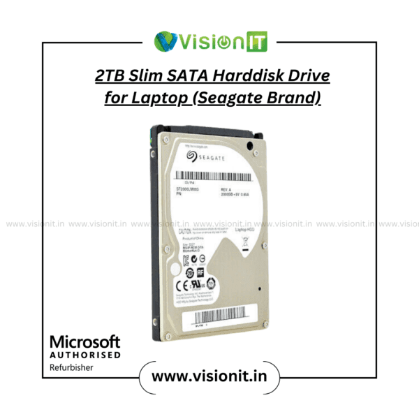 Seagate 2TB Slim SATA Harddisk for Laptop – Reliable & Fast Storage