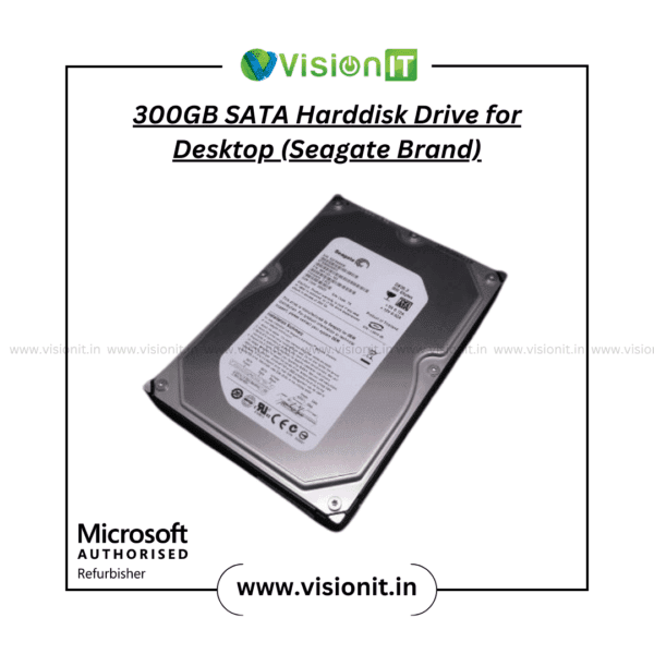 Seagate 300GB SATA hard drive for desktop storage