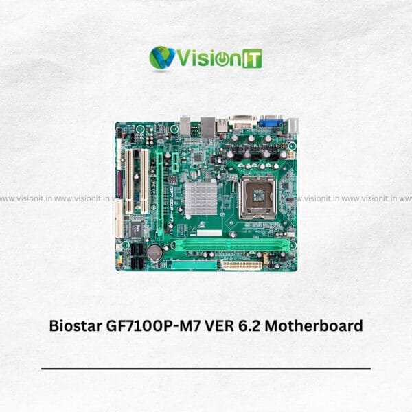 NVidia Chipset BioStar GF7100P-M7 VER 6.2 AM2 motherboard with onboard graphics and multiple expansion slots for desktop builds