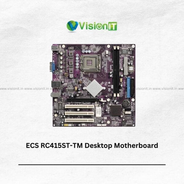 High-performance VIA chipset ECS RC415ST-TM motherboard with Intel 945 chipset, DDR2 memory, and Socket 775 CPU support for desktop computers.