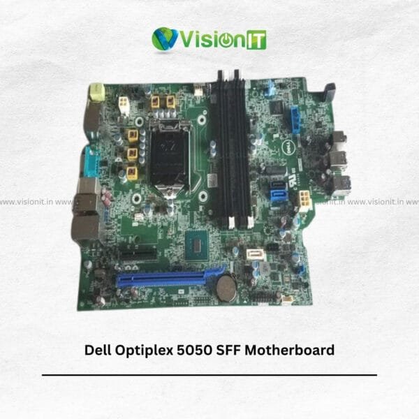 Dell Optiplex 5050 SFF motherboard with Intel Q270 chipset, DDR4 support, and PCIe slots for small form factor desktops