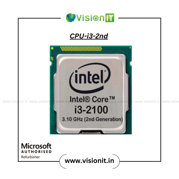 Intel Core i3-2nd Generation Processor – Budget-friendly upgrade for smooth performance.