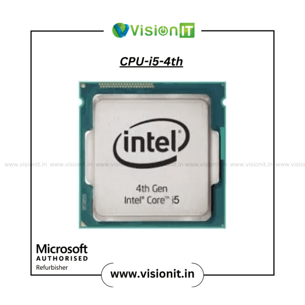 Intel Core i5-4th Generation Processor – Efficient CPU for multitasking & media.