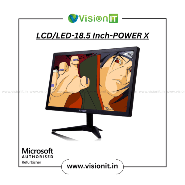 Power X 18.5-inch refurbished LCD/LED monitor with HDMI and VGA ports