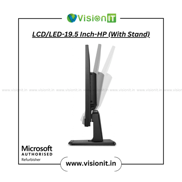 HP 19.5-inch LED monitor flexible stand with HDMI, DP, and VGA ports
