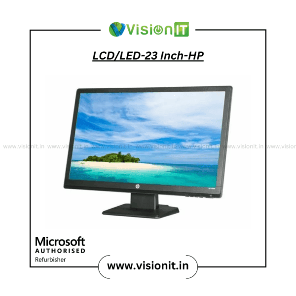 HP 23-inch refurbished LCD/LED monitor Full HD display with HDMI