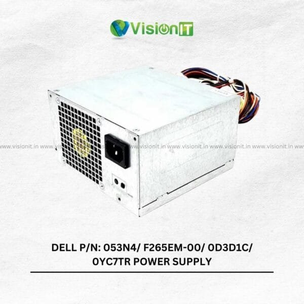 Dell 053N4 F265EM-00 desktop SMPS reliable 255W power supply unit