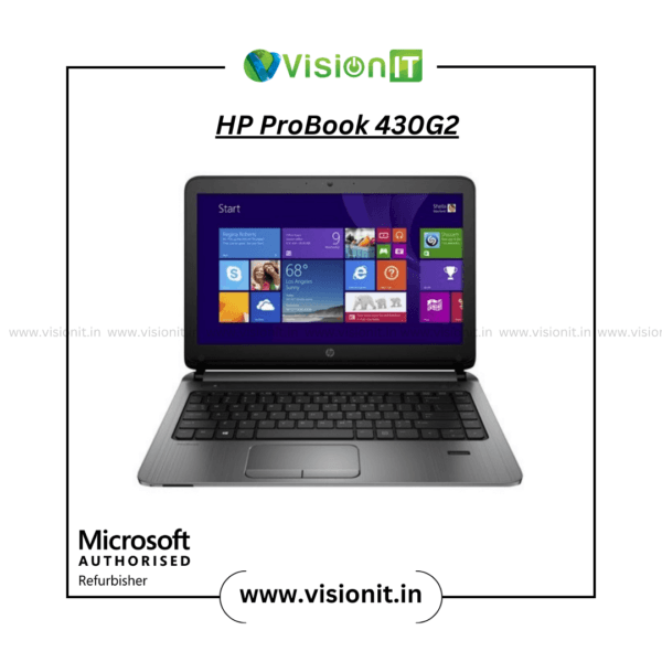 Refurbished HP ProBook 430 G2 with Intel Core i5 4th Gen, M.2 Mini & HDD SATA, and a 13.3" display at the best price.