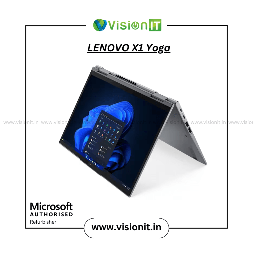 Lenovo X1 Yoga refurbished convertible laptop with 16GB RAM and SSD options.