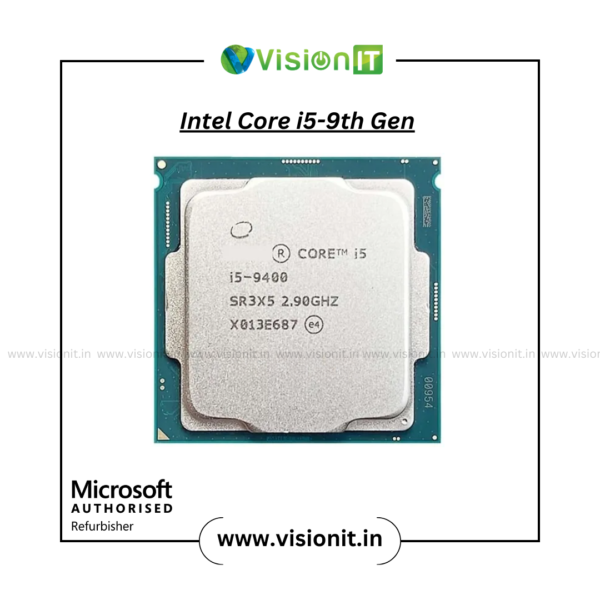 Intel Core i5-9th Generation Processor – High-performance CPU for gaming, editing & multitasking.