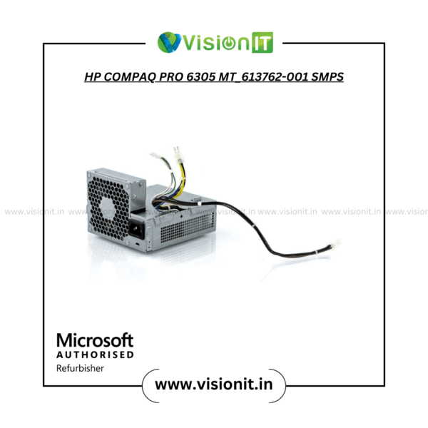 HP Compaq Pro 6305 MT?613762-001 SMPS ensures quiet, safe and efficient power delivery for office and business-grade desktops