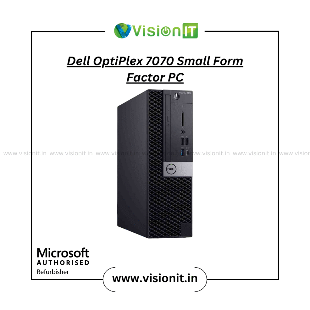 Buy Dell OptiPlex 7070 Small Form Factor PC with 9th Gen i3/i5/i7 CPU and space-saving SSD-based design for business