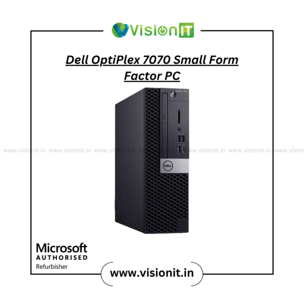 Buy Dell OptiPlex 7070 Small Form Factor PC with 9th Gen i3/i5/i7 CPU and space-saving SSD-based design for business