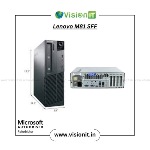 Lenovo ThinkCentre M81 SFF with 2nd Gen Core i7, 16 GB DDR3 RAM, and 512 GB SSD — high-performance rugged PC