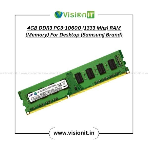 4GB DDR3 RAM for Desktop – PC3-10600 1333 MHz Module