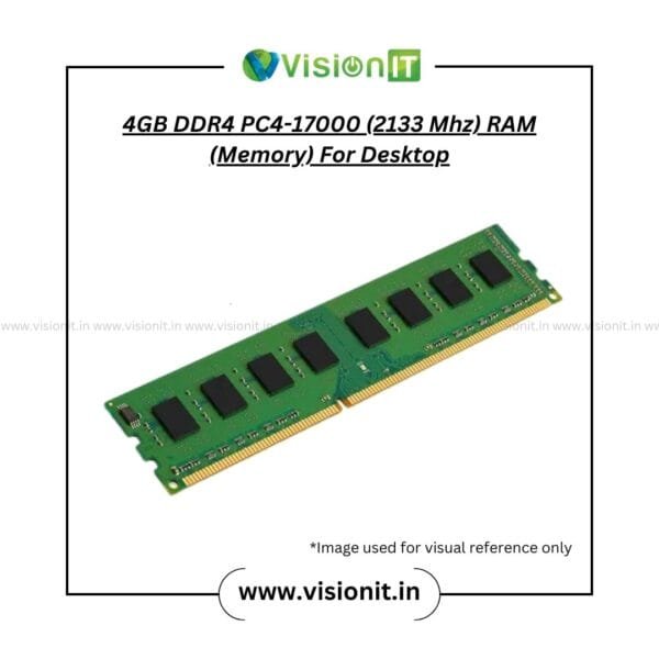 4GB DDR4 PC4-17000 2133 MHz RAM for Desktop by Vision IT