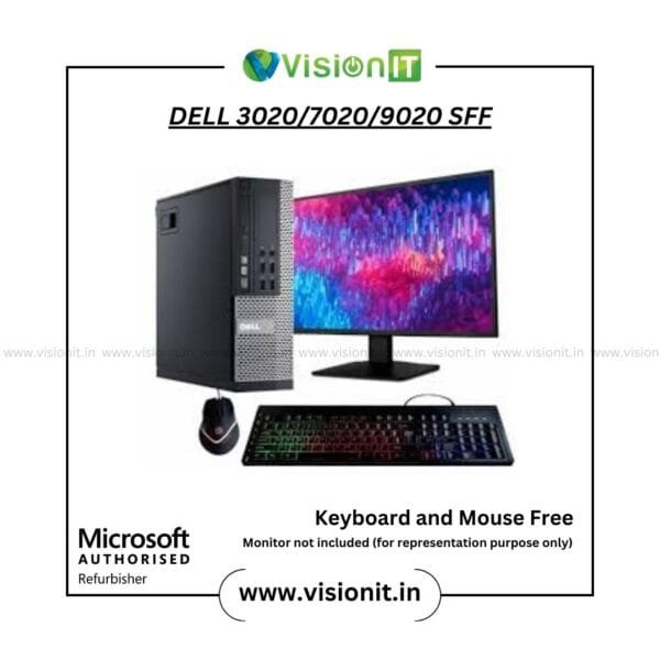 Dell OptiPlex 3020/7020/9020 SFF PC with Intel Core i3/i5/i7, SSD, RAM – Best Refurbished Desktop in India