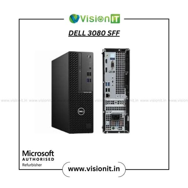 Refurbished Dell OptiPlex 3080 Small Form Factor PC with 10th Gen Intel Core i5, 8 GB DDR4 RAM, 500 GB HDD & Windows 10 Pro