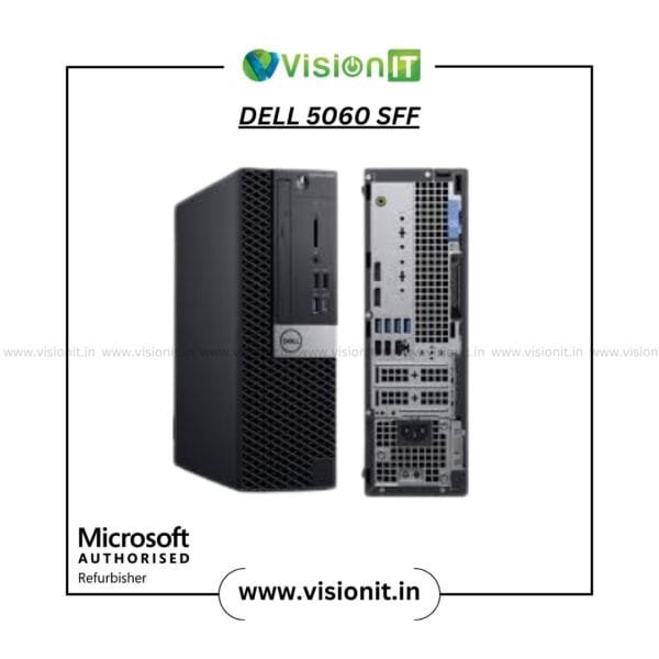 Dell OptiPlex 5060 SFF PC with Intel Core i3/i5/i7, up to 64GB RAM, compact business desktop with SSD and HDD storage