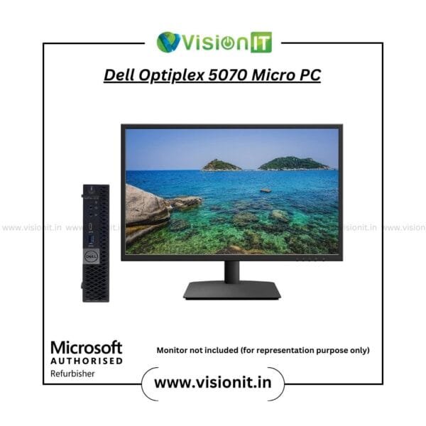 Dell OptiPlex 5070 Micro PC Refurbished with 9th Gen Intel Core i5/i7 Processor – Compact Business Desktop