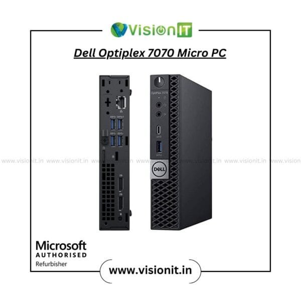 Dell OptiPlex 7070 Micro Desktop PC Refurbished – Small Form Factor with Intel 9th Gen Core i5/i7