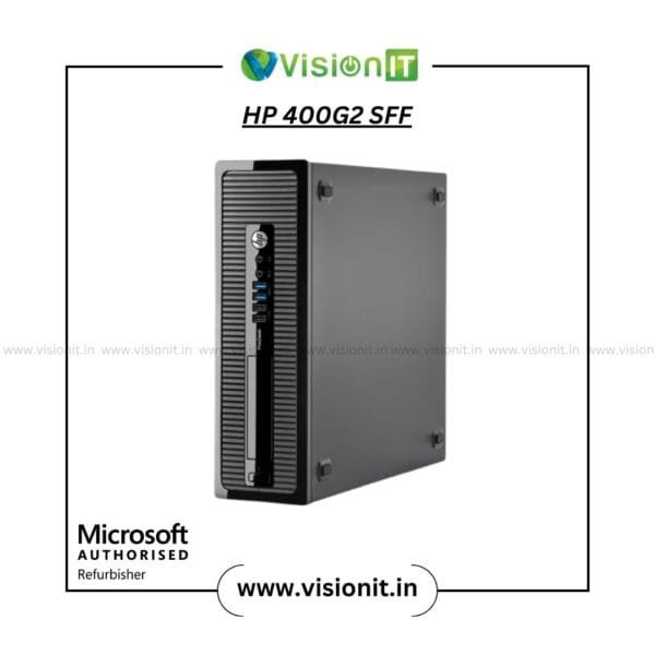 Refurbished HP ProDesk 400 G2 / 600 G2 Small Form Factor PC with Intel i5/i7, DDR4 RAM, SSD storage, and Windows 10 Pro