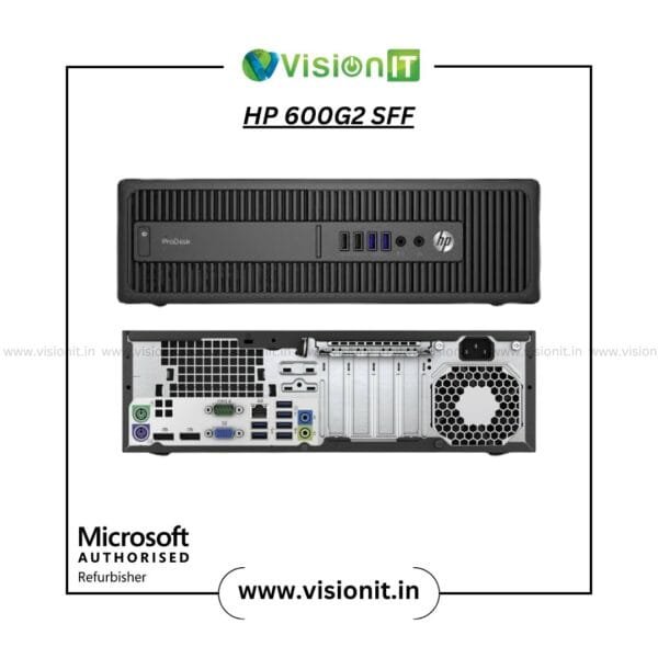 HP ProDesk 400 G2 SFF Refurbished PC with Intel Core CPU support, DDR3 RAM, and business-grade reliability