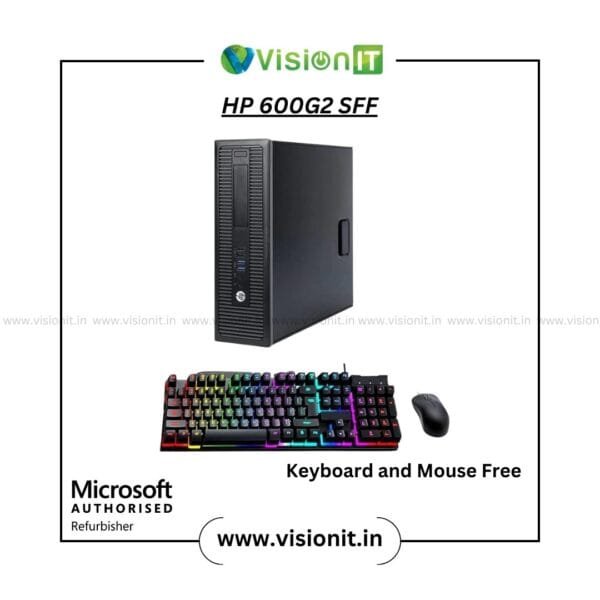 Refurbished HP ProDesk 400 G2 SFF PC with 4th Gen Intel Core i3/i5/i7 CPU, up to 16 GB DDR3 RAM, SSD/HDD options, and Windows 10 Pro
