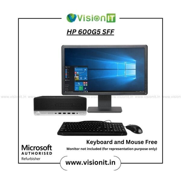 HP EliteDesk 600 G5 SFF PC with 9th Gen Intel processor, DDR4 RAM, SSD and Windows for office users