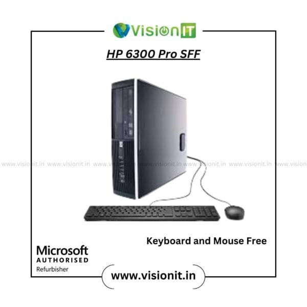HP Compaq 6300 Pro Small Form Factor refurbished PC with 3rd Gen Intel Core i3/i5/i7 and expandable DDR3 RAM