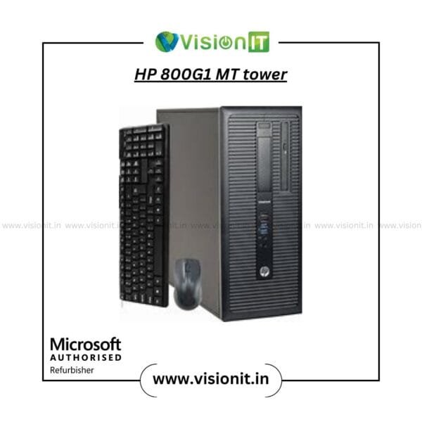 HP EliteDesk 800 G1 MT PC with 4th Gen Intel Core processor and SSD for business and multitasking