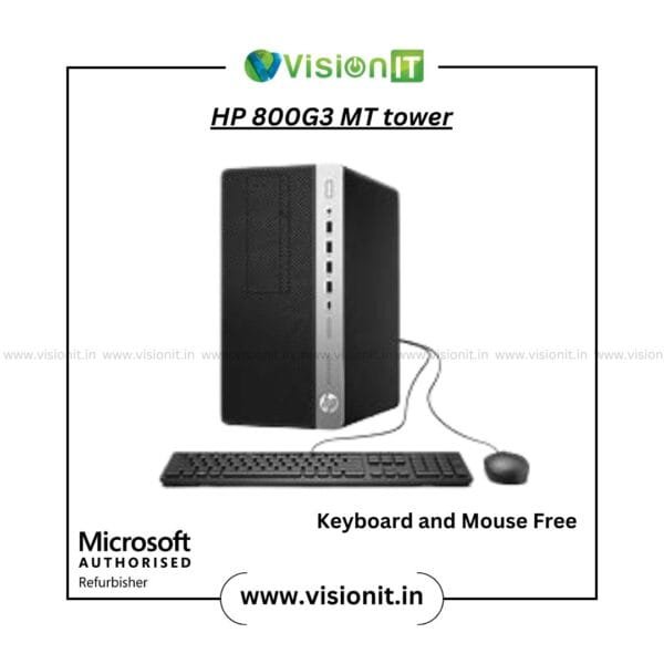 HP EliteDesk 800 G3 MT PC with Intel i3/i5/i7, DDR4 RAM, and SSD or HDD for business professionals and multitasking needs