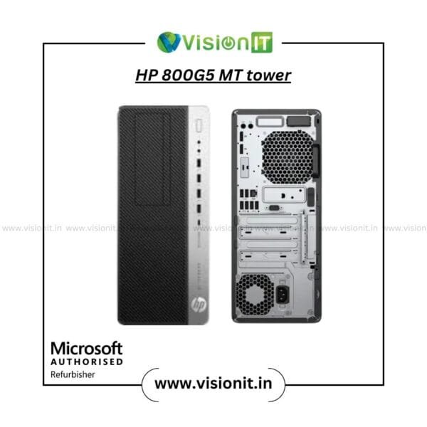 Refurbished HP EliteDesk 800 G5 MicroTower PC with 9th Gen Intel Core i5, 16GB RAM, 512GB SSD, Windows 10 Pro