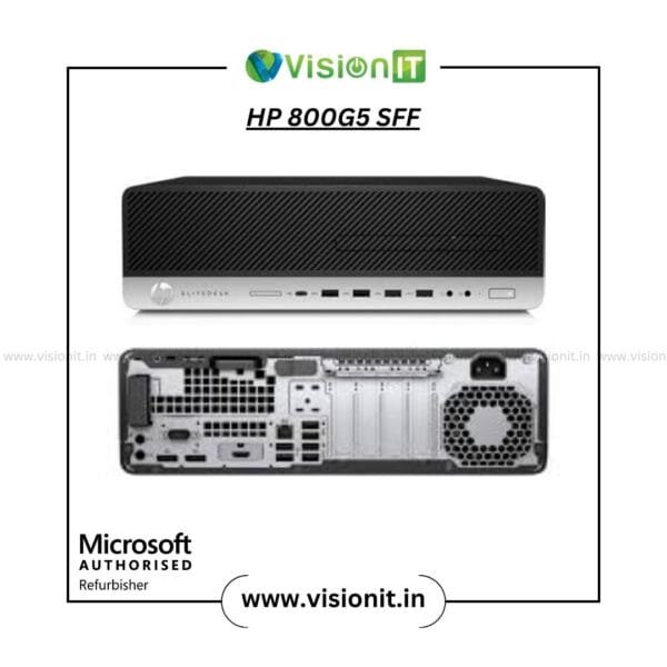 Refurbished HP EliteDesk 800 G5 SFF PC with 9th Gen Intel Core i5, 16GB RAM, 512GB SSD, Windows 10 Pro
