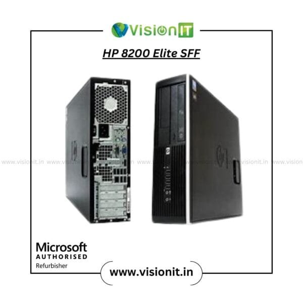 HP Compaq 8200 Elite SFF PC with 2nd Gen Intel Core and compact space-saving design for office and home use
