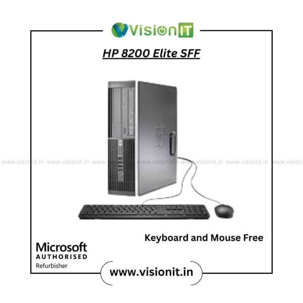 HP Compaq 8200 Elite SFF PC with 2nd Gen Intel Core i3/i5/i7 processors, SSD/HDD options, and compact small form factor design for office productivity
