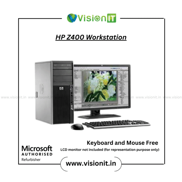 Refurbished HP Z400 Workstation Early Variant with Intel Xeon Quad Core, DDR3 ECC RAM, and NVIDIA Quadro graphics