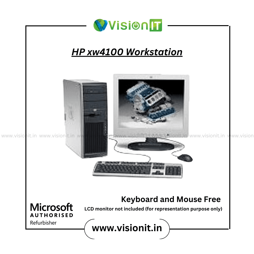 Refurbished HP xw4100 workstation with Intel Xeon E3-1220 v3 and Windows 10 Pro license
