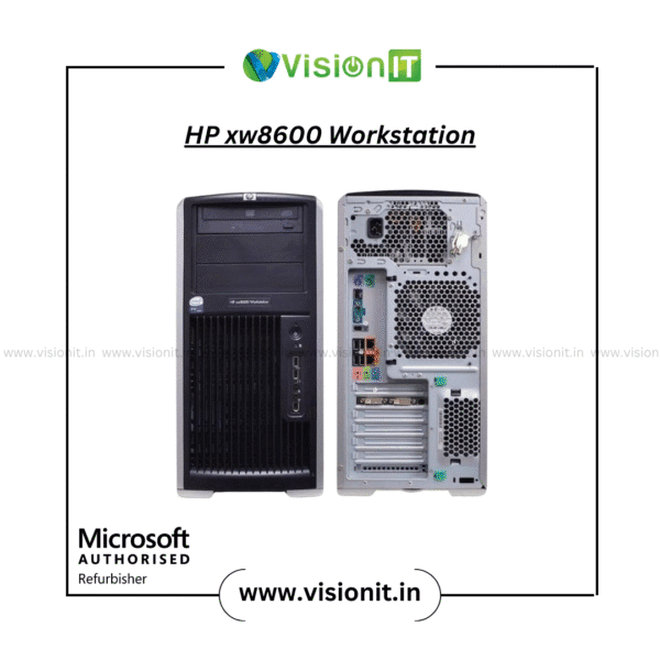 Refurbished HP xw8600 Workstation Dual Xeon E5450 with 8GB DDR2 ECC RAM and 500GB HDD