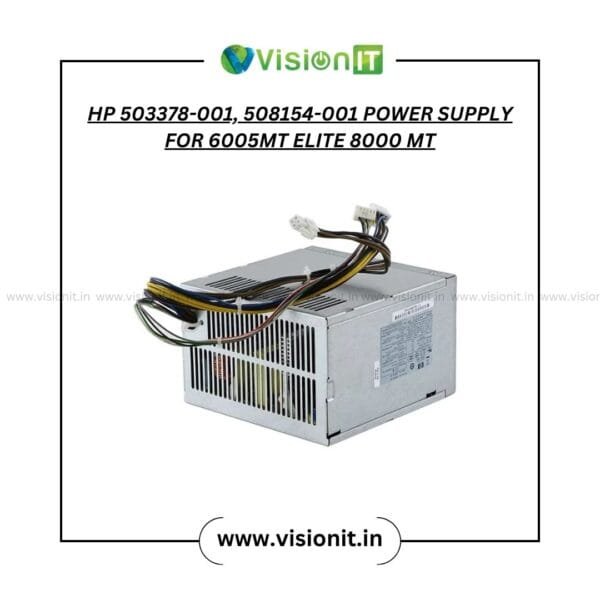 HP 503378-001 508154-001 power supply for HP 6005MT Elite 8000 MT desktop computer