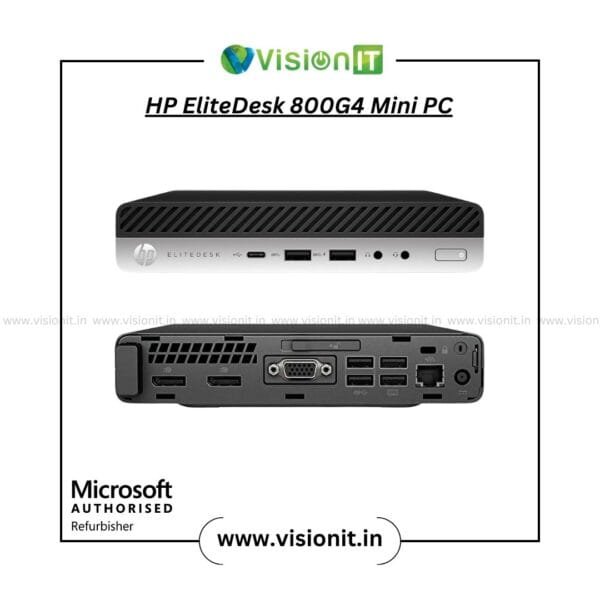 Refurbished HP EliteDesk 800 G4 Mini PC with Vision IT MAR certification