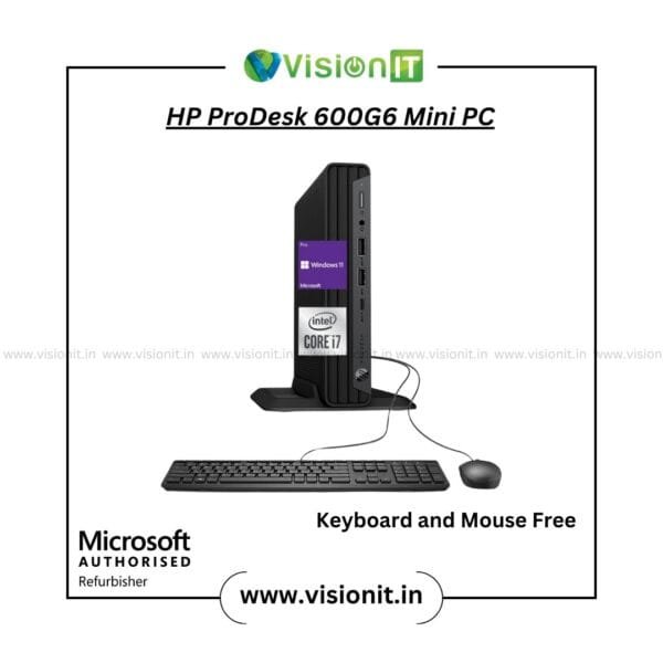 HP ProDesk 600G6 Mini PC Refurbished with 10th Gen Intel Core i5/i7 – Compact Business Desktop