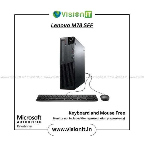 Buy Lenovo M78 SFF refurbished desktop with AMD A6/A8 processor and Windows 10 Pro license