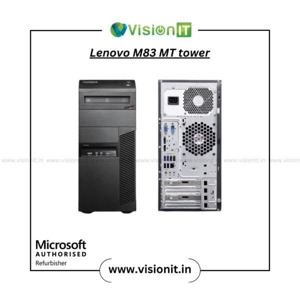 Lenovo ThinkCentre M83 MT Microtower – Refurbished 4th Gen Core i3 with DDR3 RAM