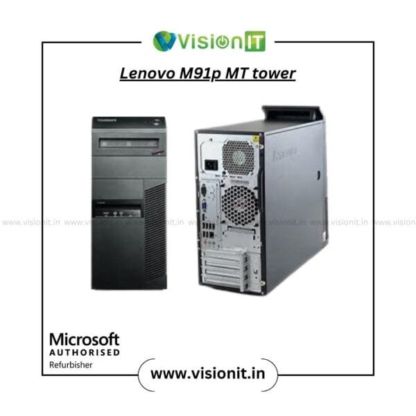 Refurbished Lenovo ThinkCentre M91p MT PC with Intel Core i5 and Windows 10 Pro