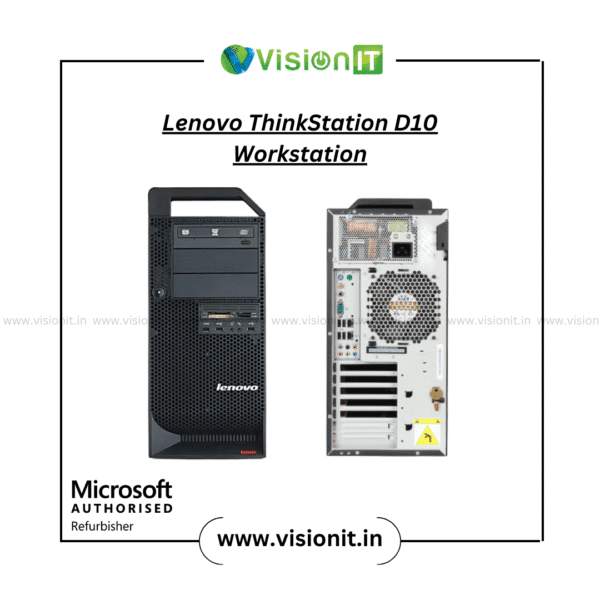 Lenovo ThinkStation D10 Workstation with dual Xeon CPUs and high-performance storage for professional users