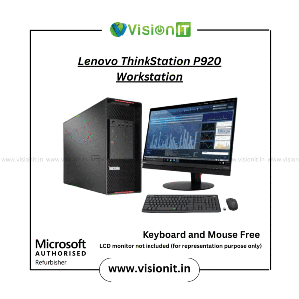 Refurbished Lenovo ThinkStation P920 workstation with dual Xeon processors, ECC RAM and Quadro graphics for pro-grade performance