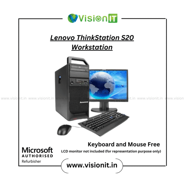 Lenovo ThinkStation S20 Xeon workstation for CAD and 3D design